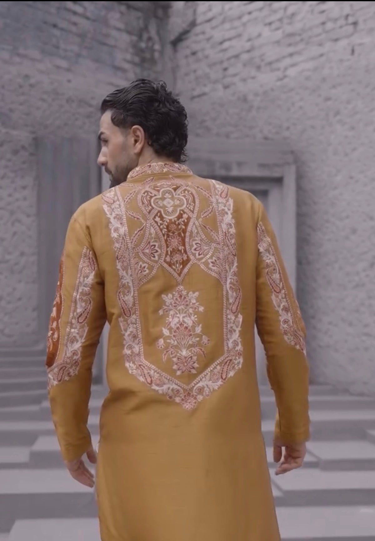 Mustard Statement Kurta