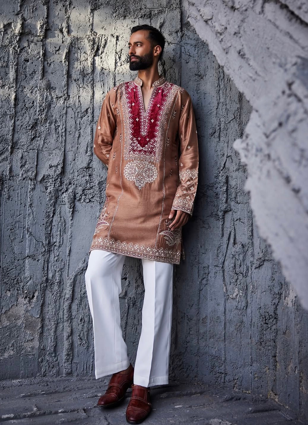 Earthy Maroon Kurta
