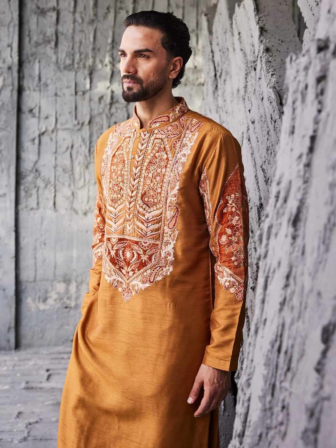 Mustard Statement Kurta