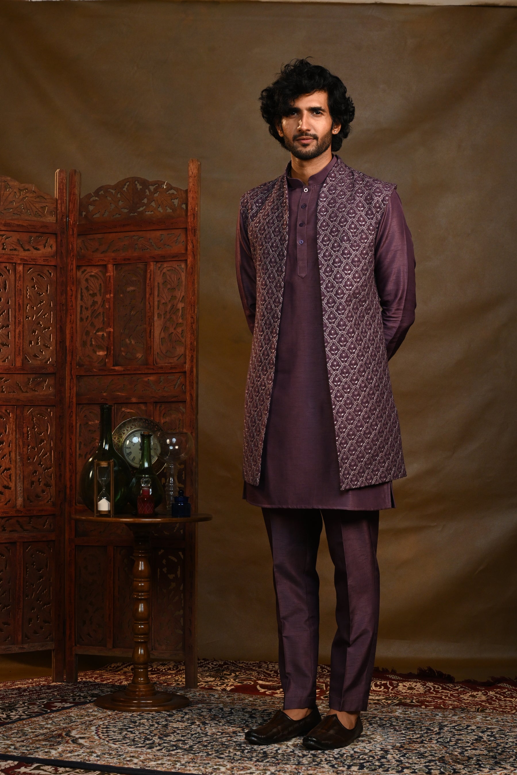 Naqsh Long Koti Kurta
