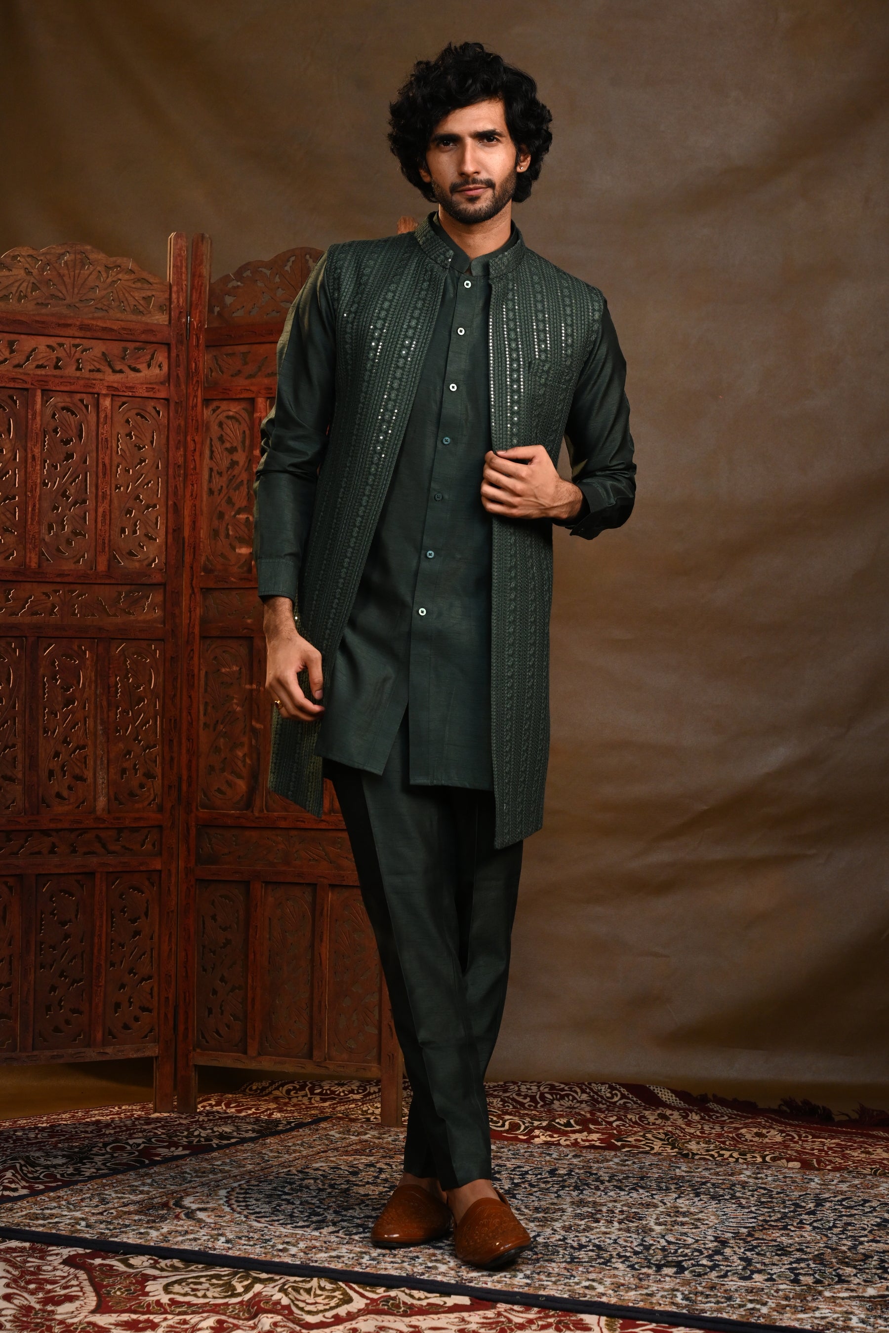 Kairos Kurta Jacket Set