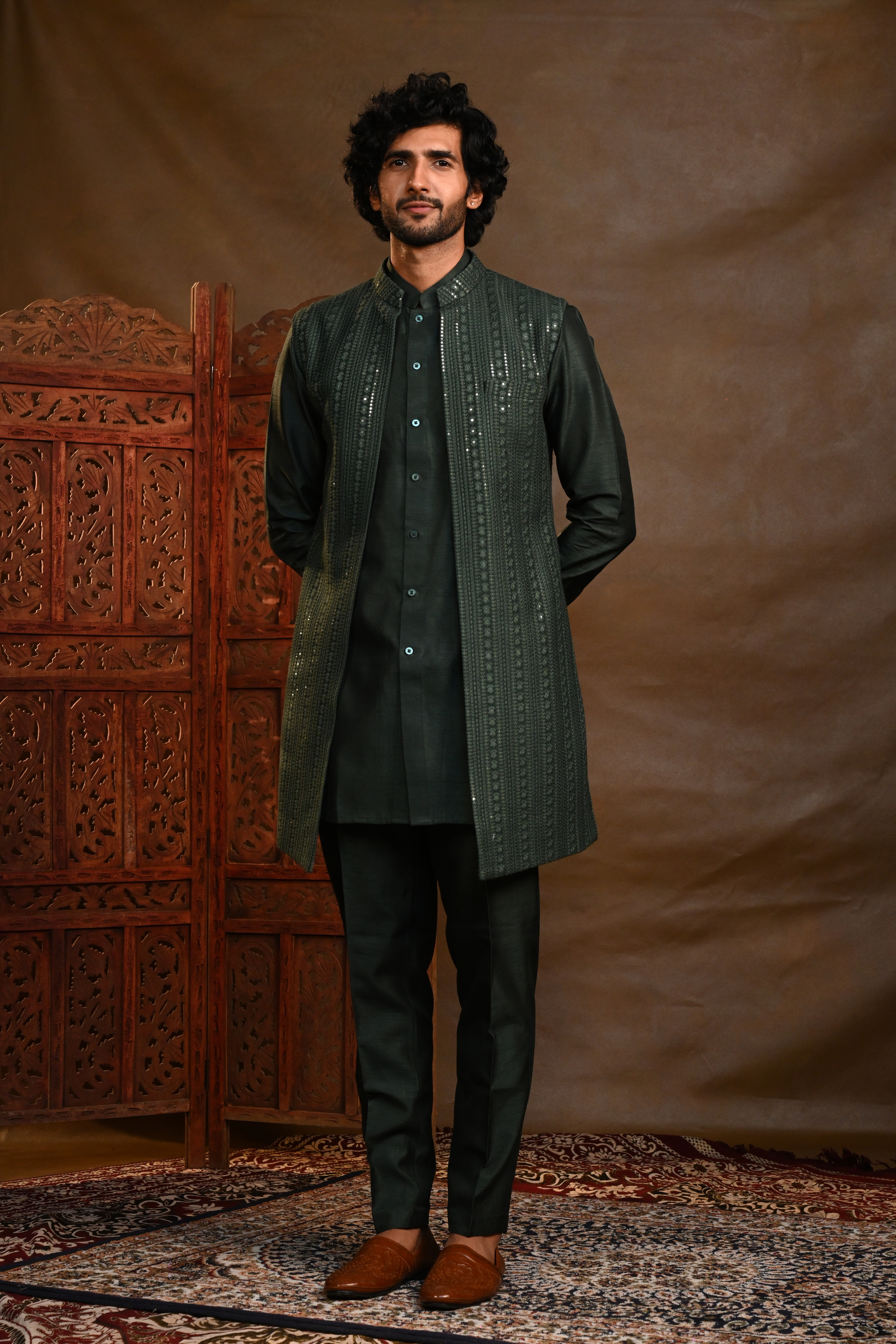 Kairos Kurta Jacket Set