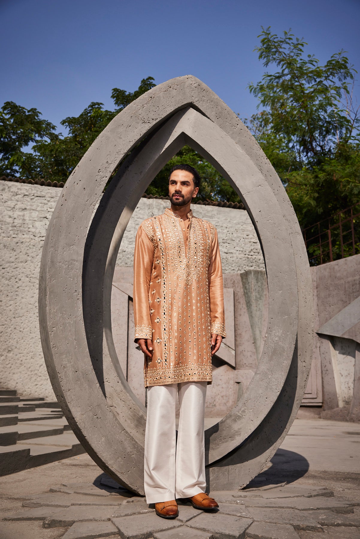 Golden Reflection Kurta