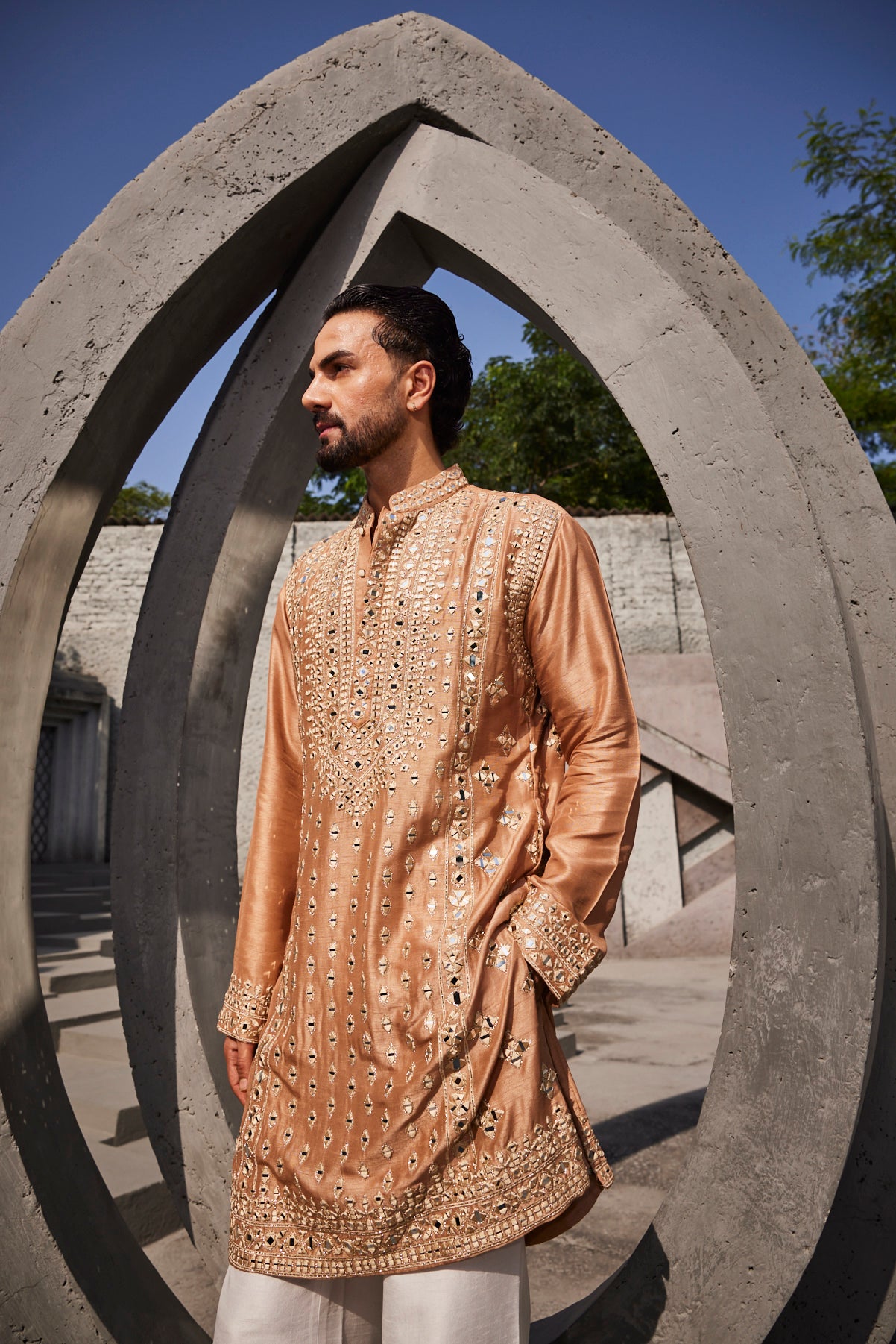 Golden Reflection Kurta