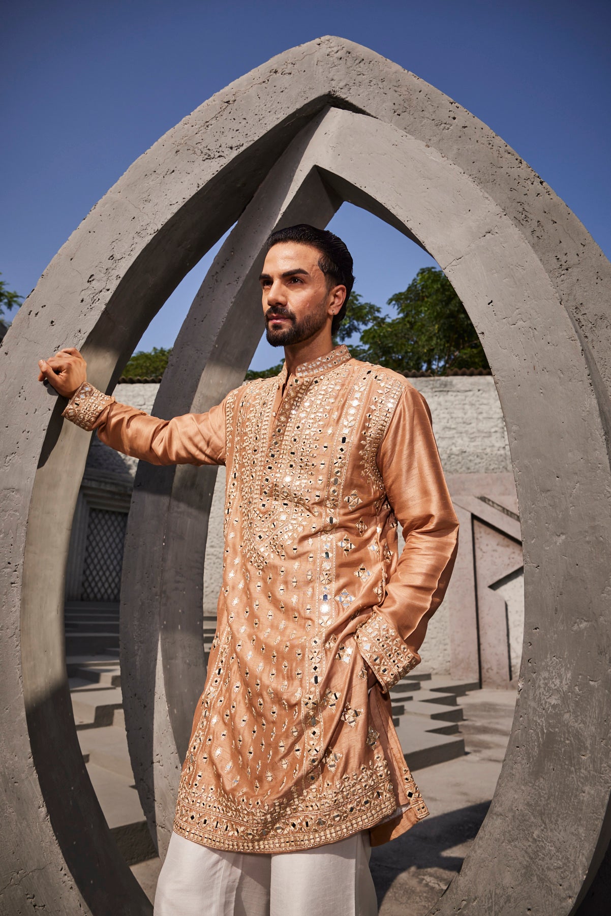 Golden Reflection Kurta