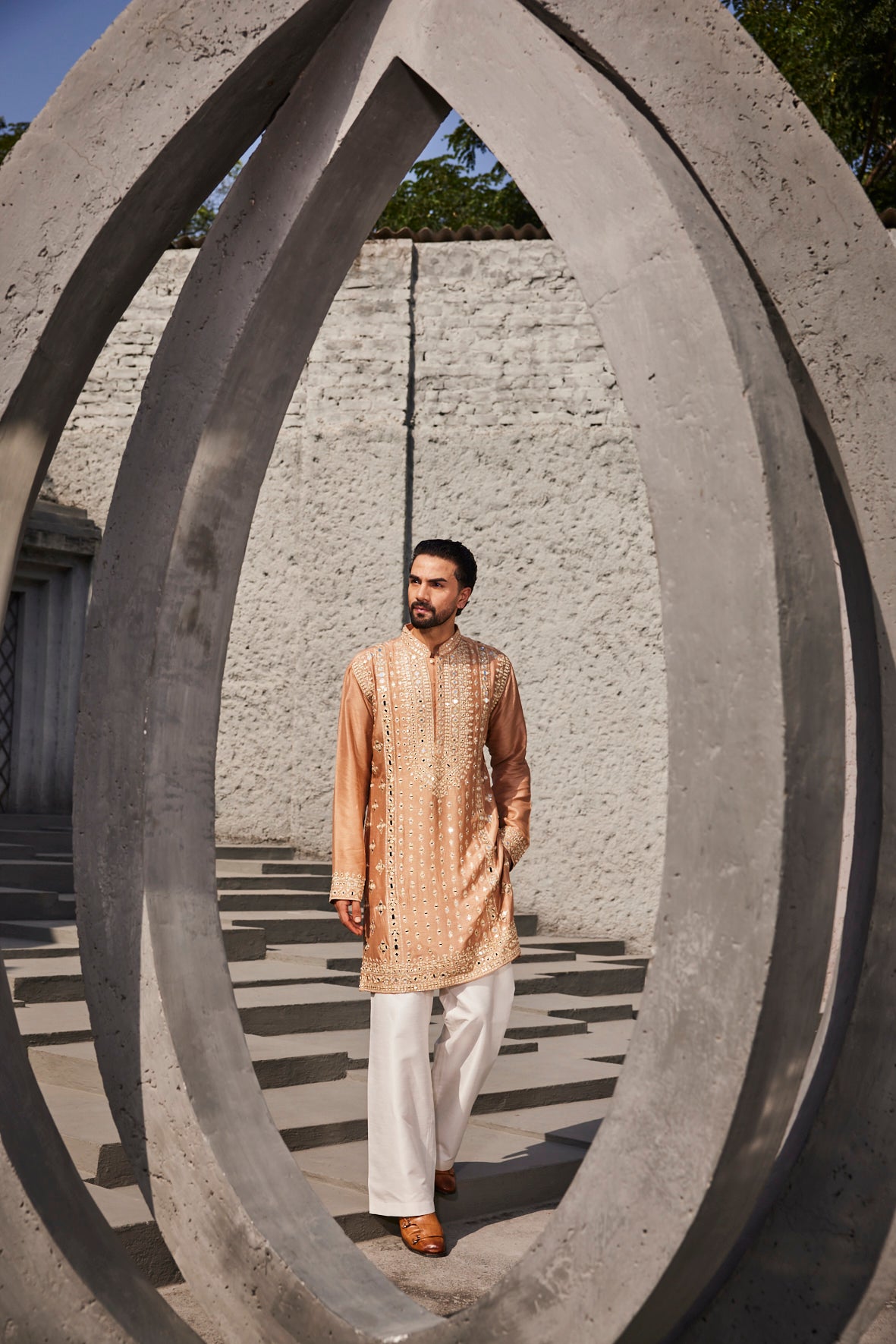 Golden Reflection Kurta