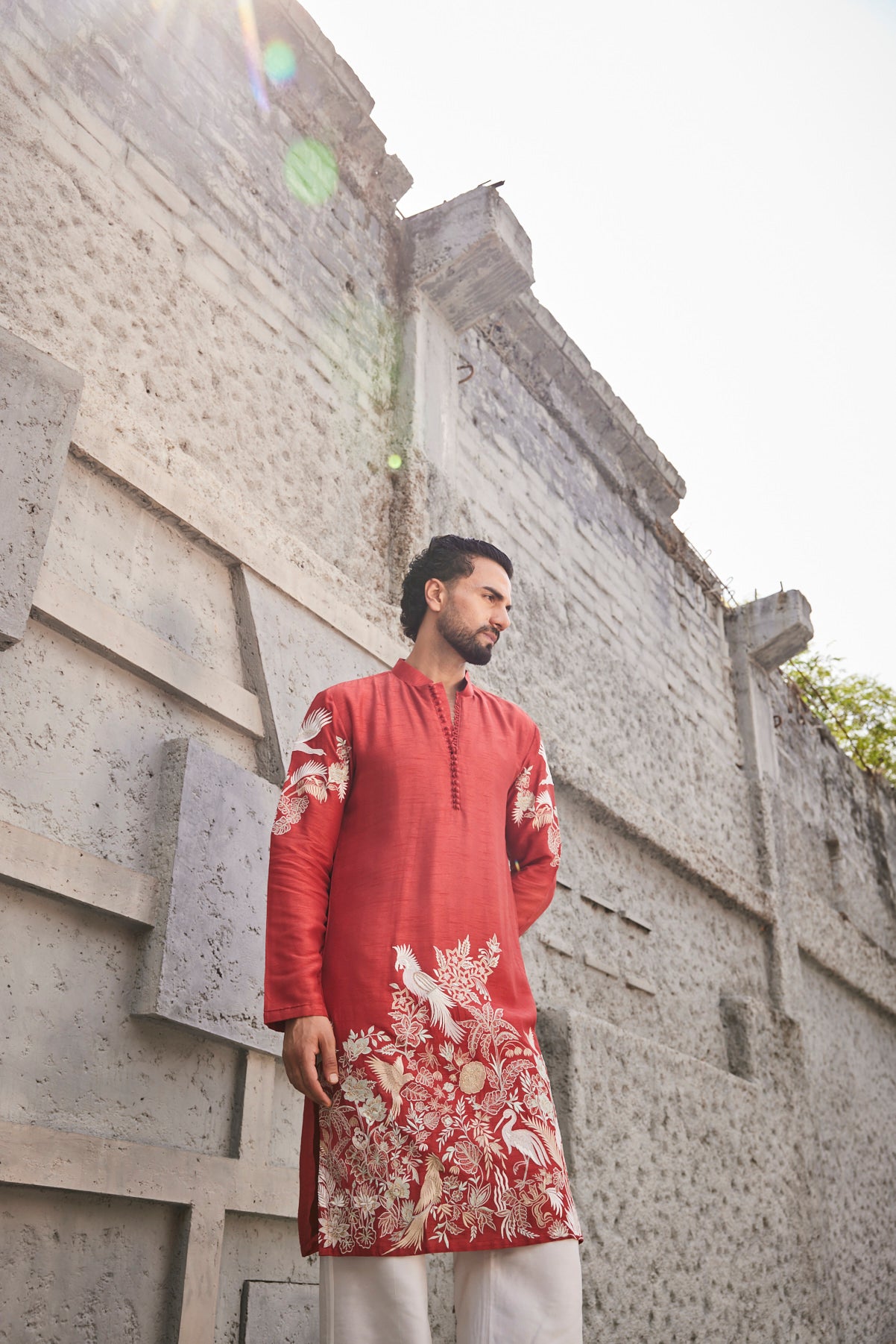 Scarlet Majesty Kurta Set