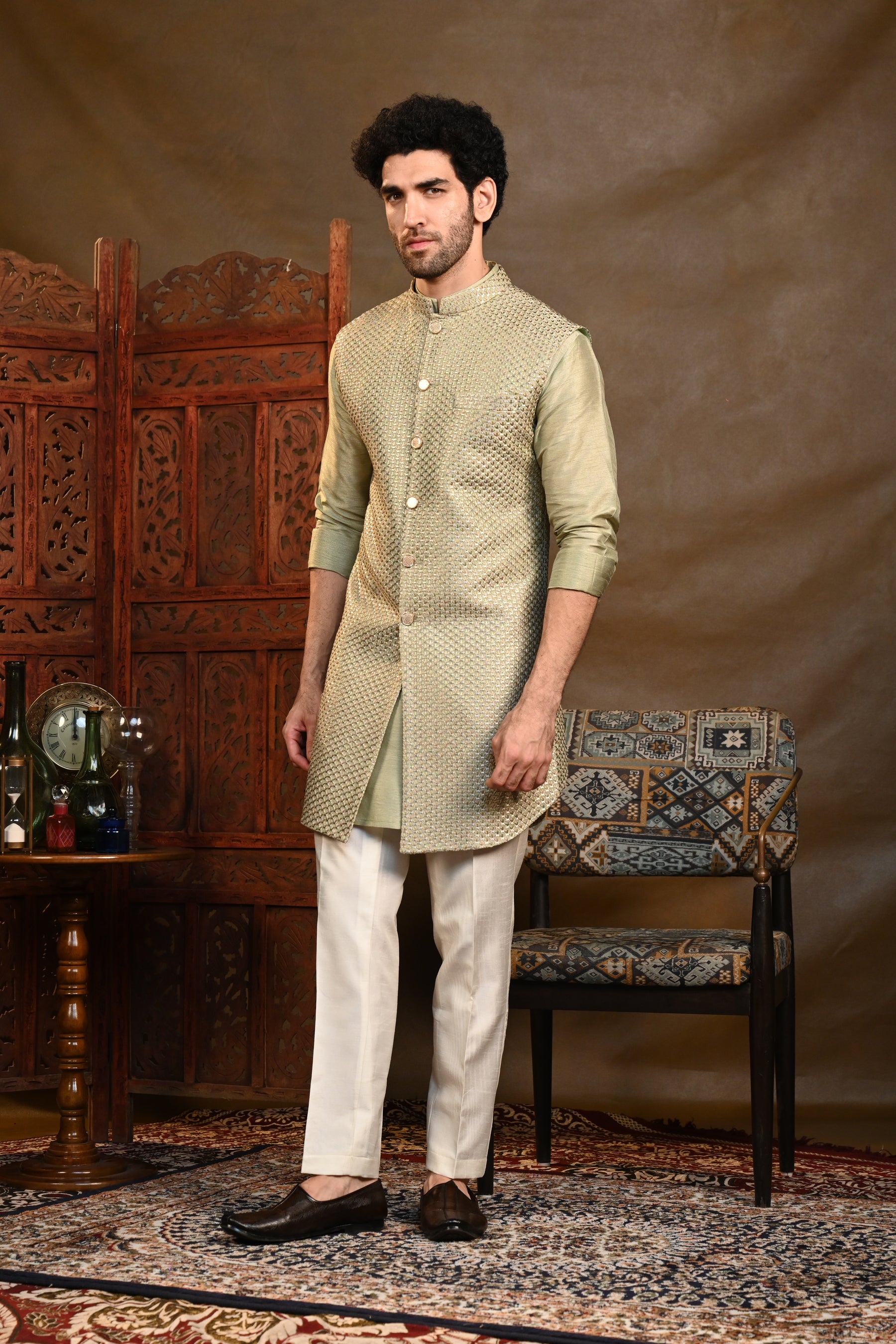 Kshiraj Long Koti Kurta