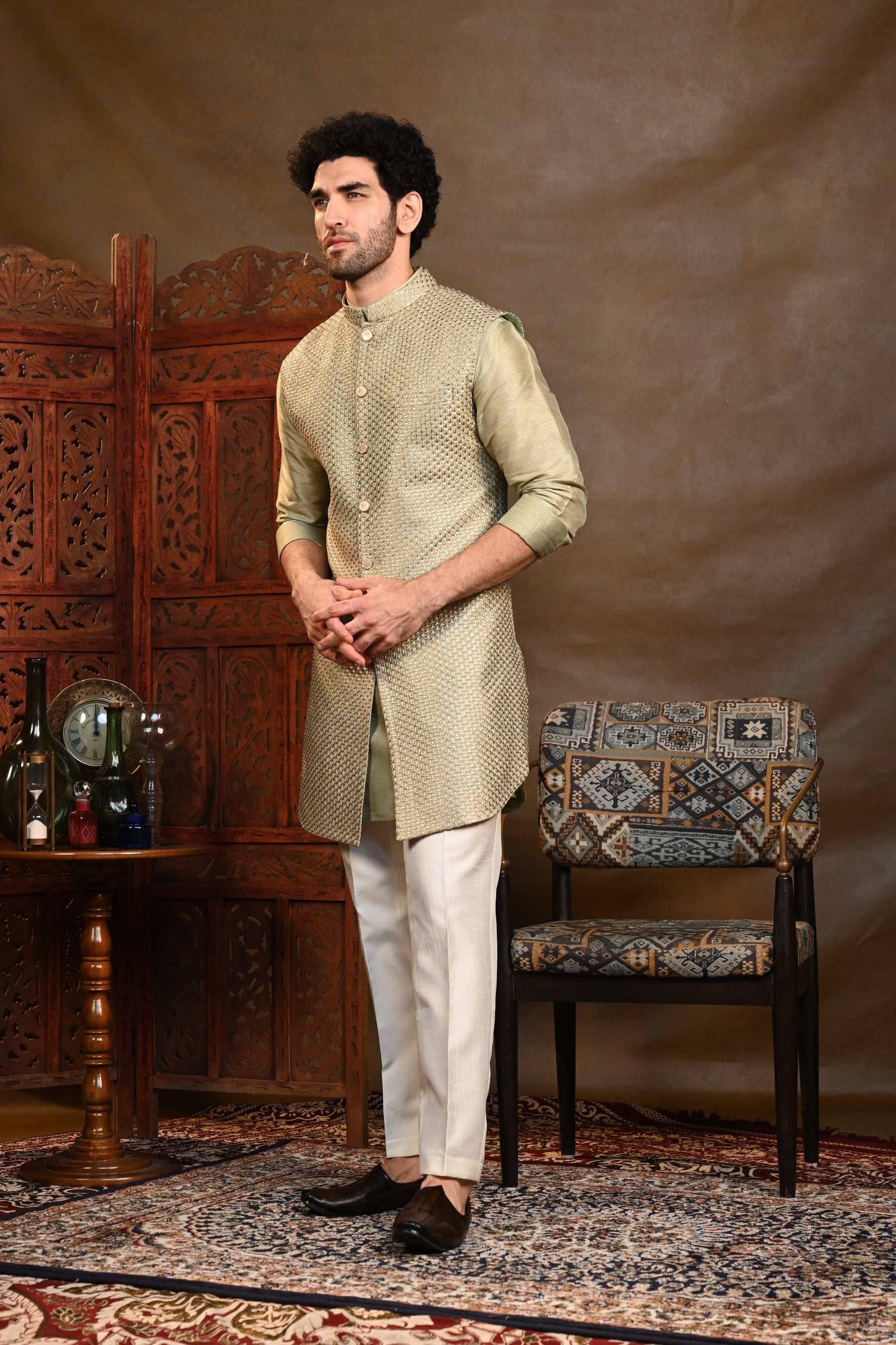 Kshiraj Long Koti Kurta