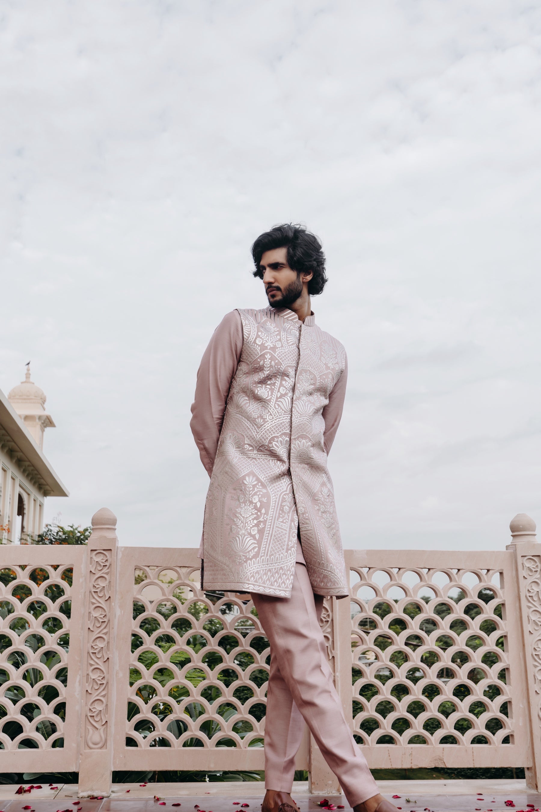 Kiaan Long Kurta Jacket Set