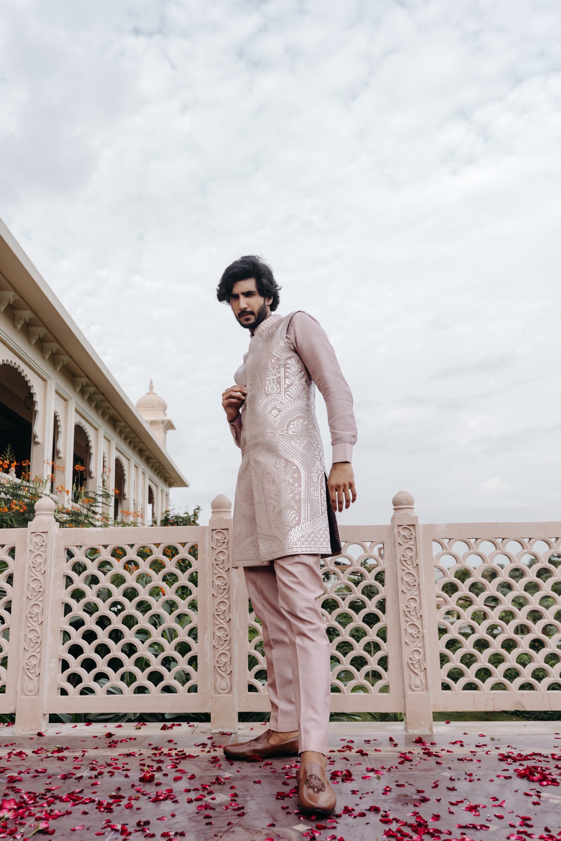 Kiaan Long Kurta Jacket Set
