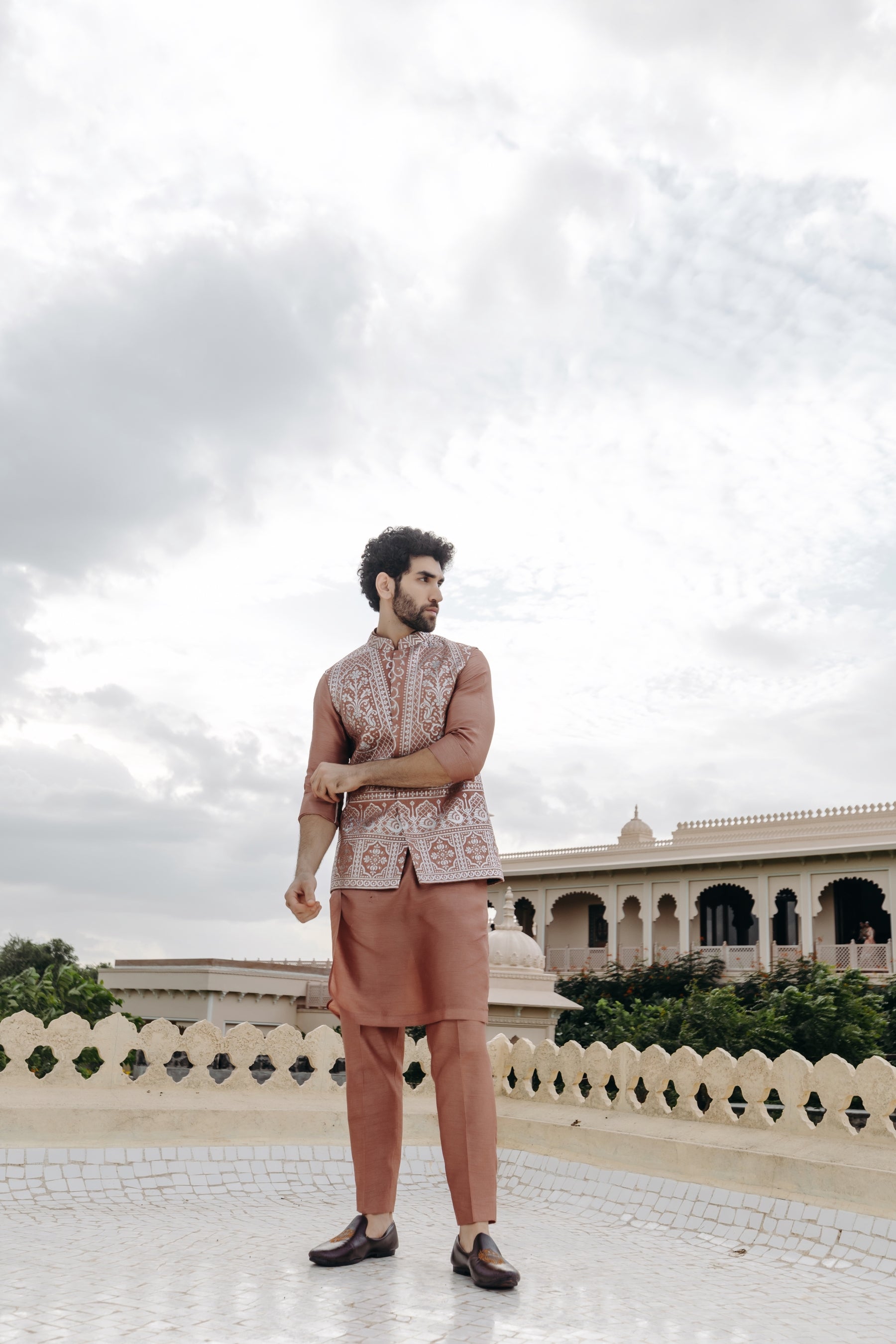 Harithik Kurta Jacket Set