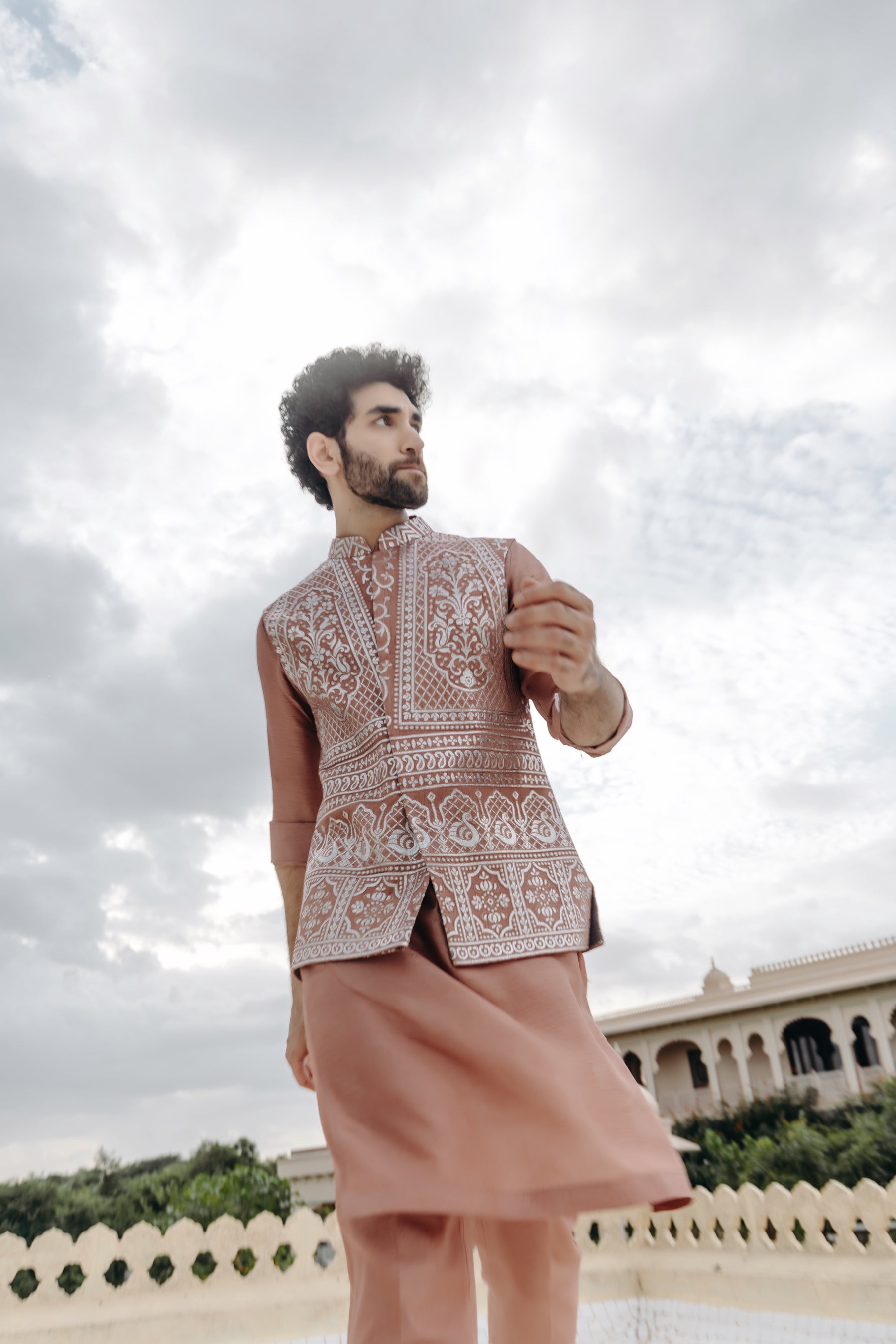 Harithik Kurta Jacket Set
