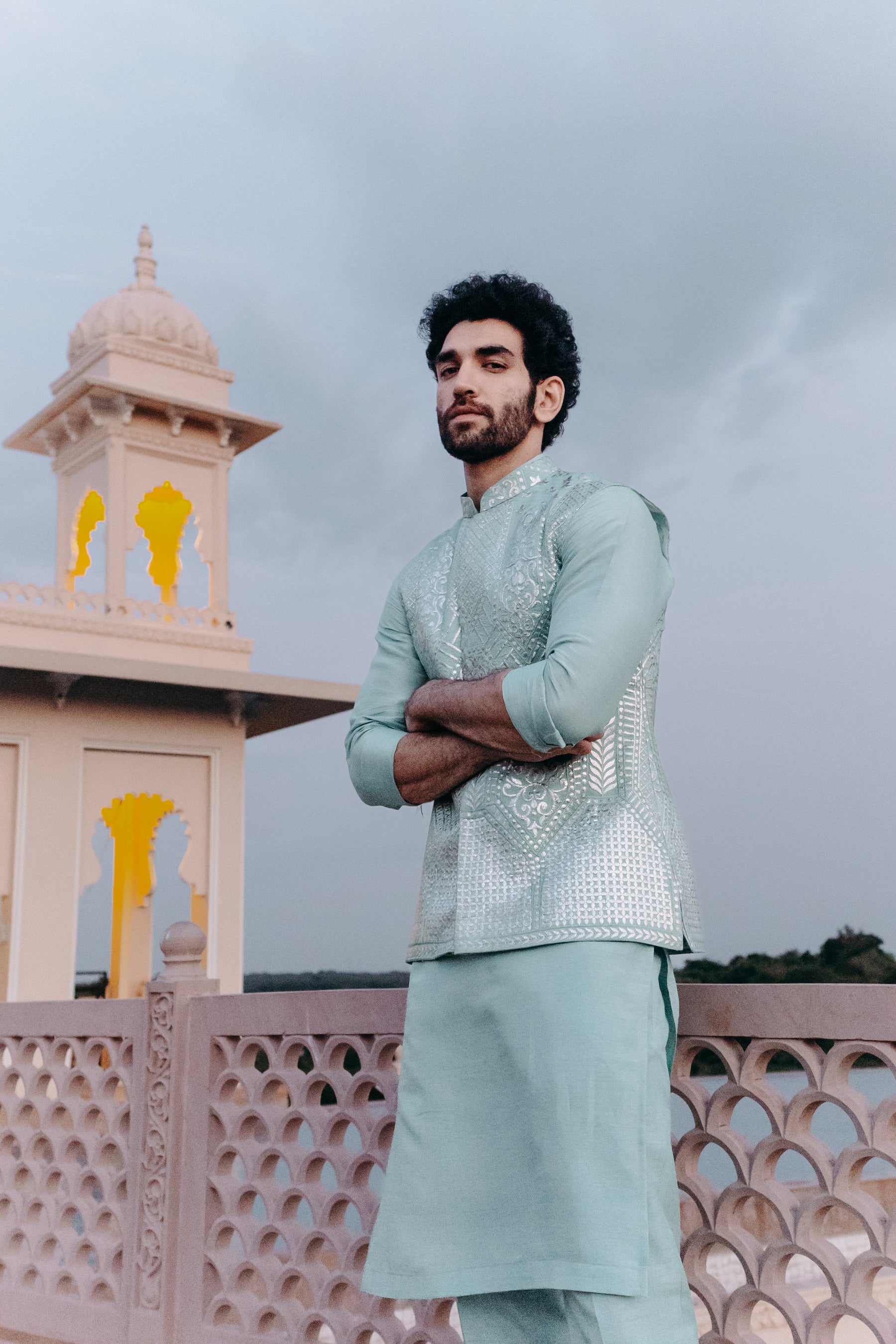 Ekaansh Kurta Jacket Set