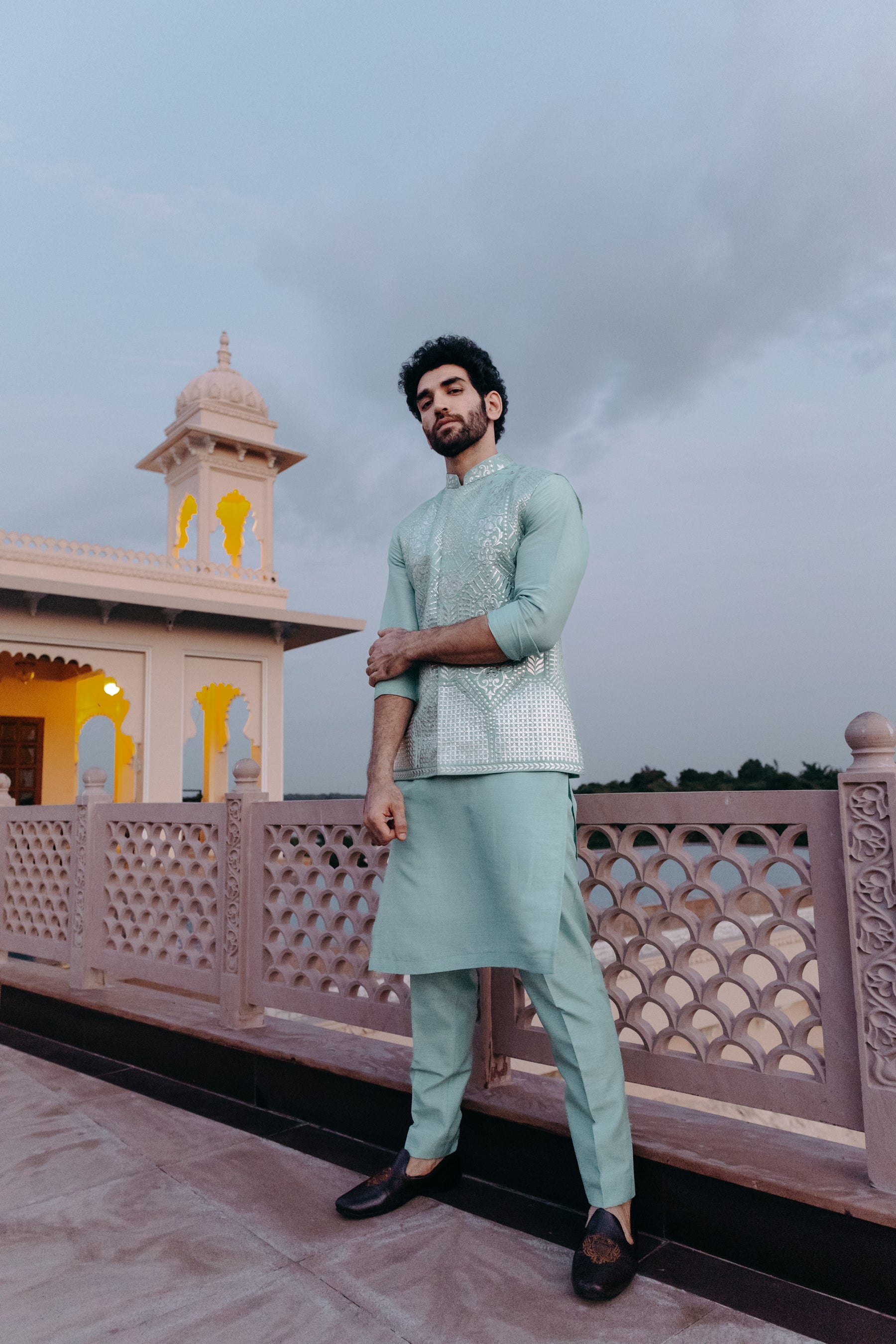 Ekaansh Kurta Jacket Set