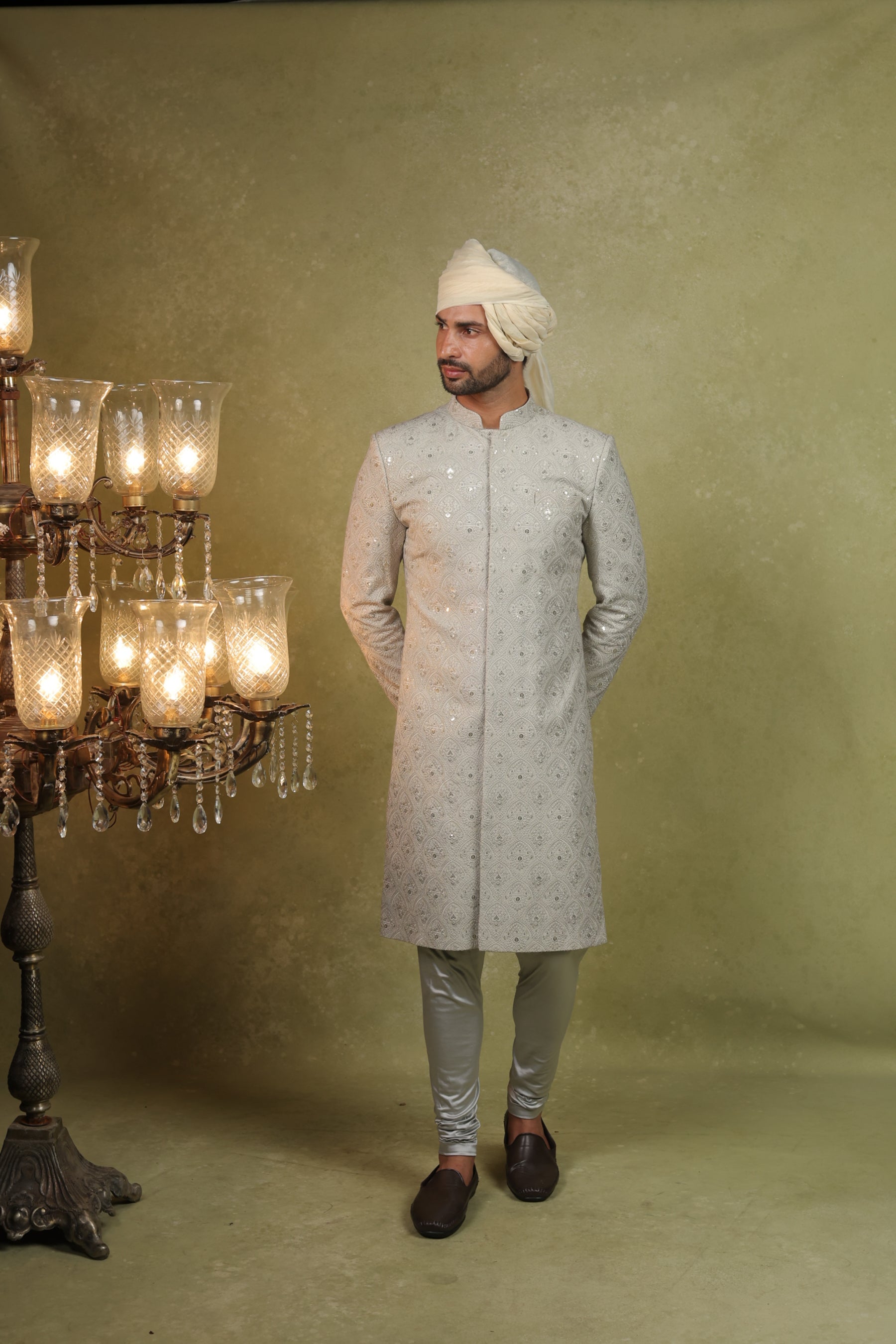 Tehwar Sherwani Set