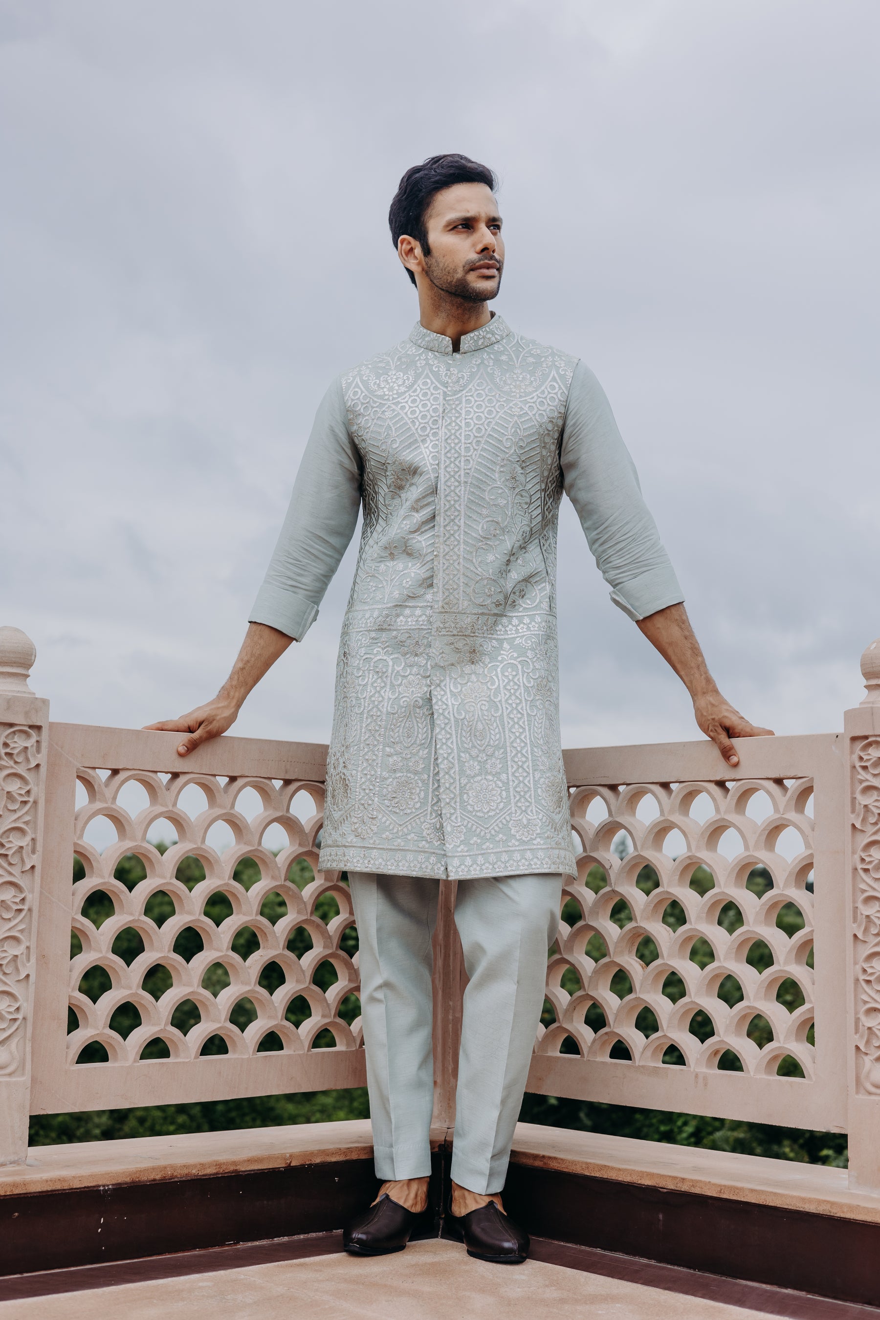 Riyom Long Koti Kurta