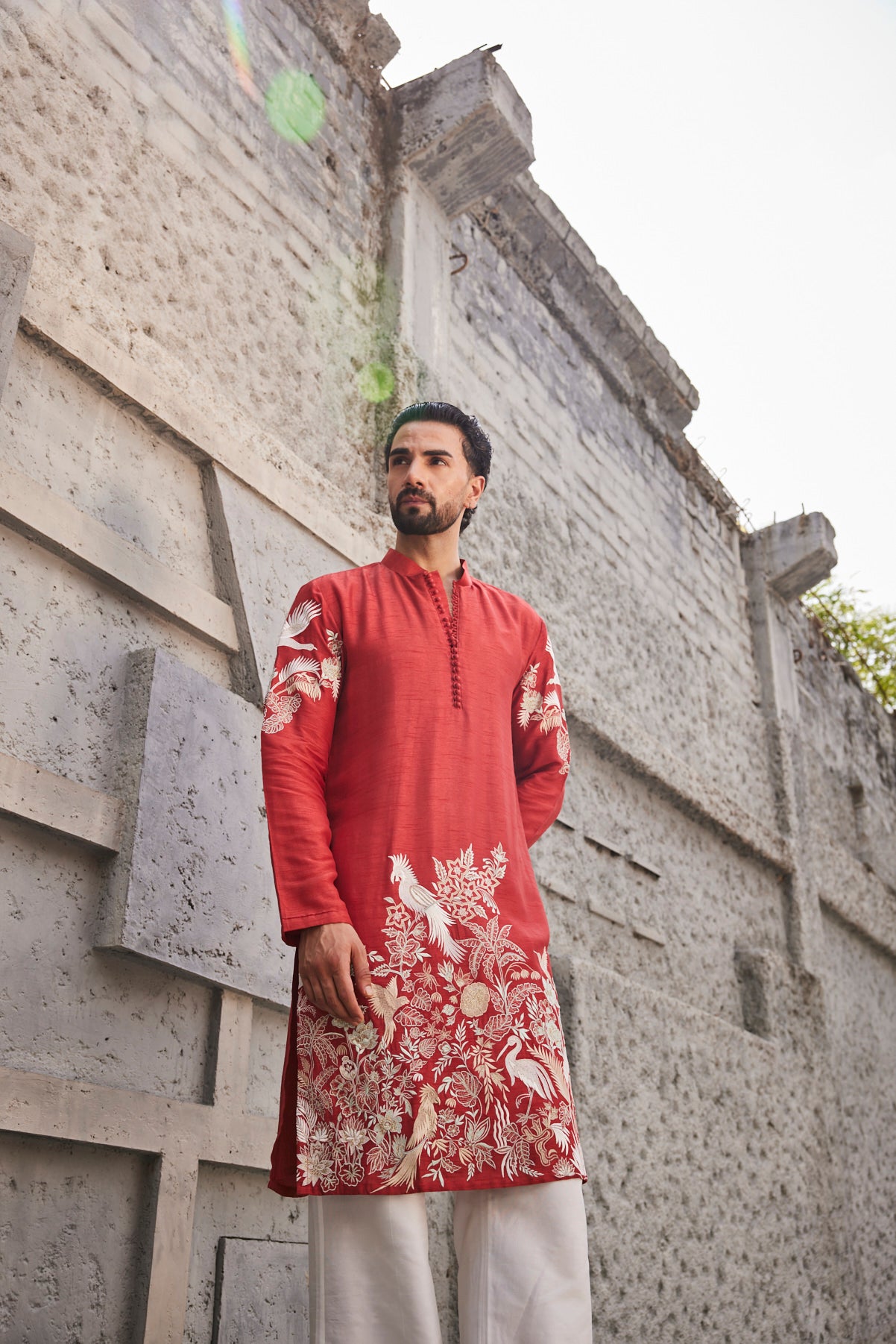 Scarlet Majesty Kurta Set
